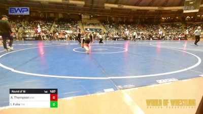 81 lbs Round Of 16 - Aubree Thompson, King Select vs Izzy Fuhs, The Best Wrestler