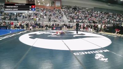 U23 Women - 76 lbs Champ. Round 2 - Tristan Kelly, CO vs America Lopez, CA