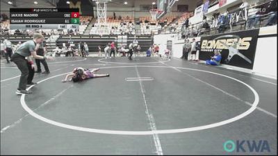67-70 lbs Rr Rnd 4 - Jaxxe Madrid, Chickasha Youth Wrestling vs Isaiah Rodriguez, All American Wrestling