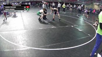 140 lbs Quarterfinal - Riggin Fischer, League Of Heroes vs Cinch Reiser, Sandhills Thedford Knights