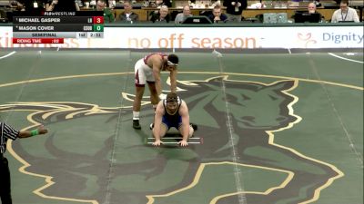 285 lbs Semifinal - Michael Gasper, Little Rock vs Mason Cover, CSU Bakersfield