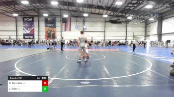 195 lbs Round Of 32 - Glean Gonzalez, VA vs Logan Eller, GA