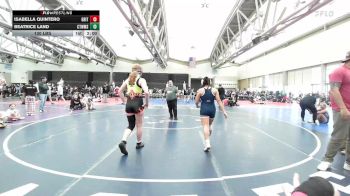 140 lbs Rr Rnd 1 - Isabella Quintero, Grit Mat Club Girls vs Beatrice Land, CT Whale Orca