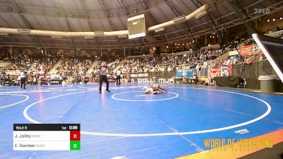 67 lbs Round Of 32 - Jaxon Jolley, MarcAurele Youth vs Ezra Gamber, Shootbox