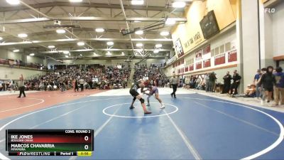 157 lbs Cons. Round 2 - Marcos Chavarria, Miyamura vs Ike Jones, Boulder Creek