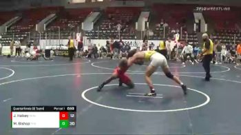 180 lbs Quarterfinals (8 Team) - Jacob Halsey, Rhino Elite vs Mikus Bishop, MI Pitbulls