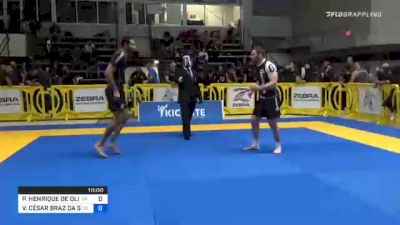 PEDRO HENRIQUE DE OLIVEIRA E SIL vs VICTOR CÉSAR BRAZ DA SILVA 2020 American National IBJJF Jiu-Jitsu Championship