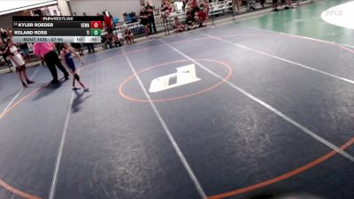 87-94 lbs Champ. Round 1 - Kyler Roeder, Mercer County vs Roland Ross, Team Intensity