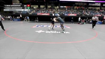 197 lbs Semifinal - 3 Khalil Abdushshakur, Life vs 2 Brad Antesberger, Doane