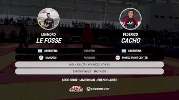 LEANDRO LEFOSSE vs FEDERICO CACHO 2025 ADCC South American Championship