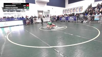 165 lbs Cons. Round 2 - Tomas Fulgentes, Royal vs Lincoln Casas, El Modena