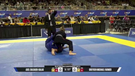 Axel Salgado-Salas vs Greysen Michael Farmer 2026 Pan Kids Jiu-Jitsu IBJJF Championship