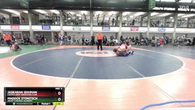 129-137 lbs Semifinal - Jaskaran Ghuman, Lakota West Wrestling Club vs Maddox Stonitsch, Joliet Catholic Academy