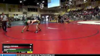 138 lbs Champ. Round 1 - Dakota Stephens, Bret Harte vs Sasha Kikiniou, Poway