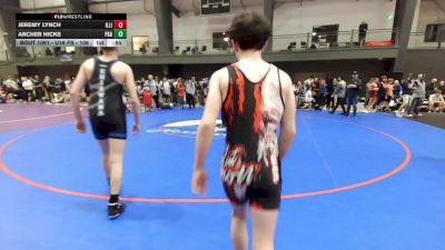 U16 FS - 120 lbs Champ. Round 2 - Lazarus McEwen, Mat Demon Wrestling Club vs Juan Olivera, Riverhawk Wrestling Academy