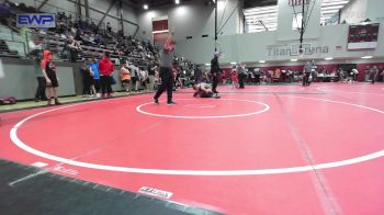 84-88 lbs Quarterfinal - Ellis Ousley, HURRICANE WRESTLING ACADEMY vs Easton Brown, Blackwell Wrestling Club