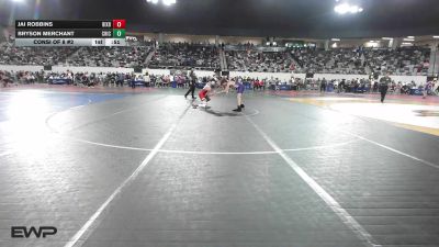 133 lbs Consi Of 8 #2 - Jai Robbins, Bixby vs Bryson Merchant, Chickasha Wrestling