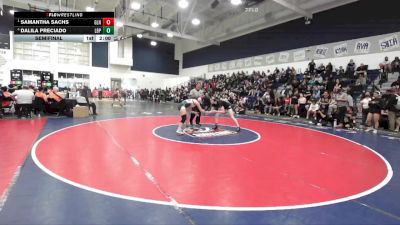 130 lbs Semifinal - Samantha Sachs, Glendora vs Dalila Preciado, Poly/Long Beach