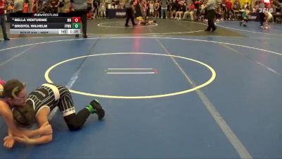 Champ. Round 1 - Bristol Wilhelm, Fox Fire Wrestling Club vs Bella Venturine, Marysville Bunsold