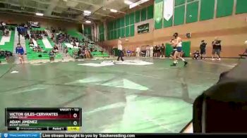 113 lbs Quarterfinal - Victor Giles-Cervantes, Spring Valley vs Adam Jimenez, Bishop Gorman
