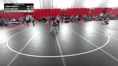 USA Junior Girls - 125 lbs Champ. Round 3 - Mary Prescott, Hudson High School Wrestling vs Haley Dezelske, Holmen High School Wrestling