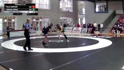 180 lbs Cons. Round 3 - Ella Shevlin, Chadron vs Abigail Wold, Adams State