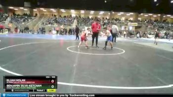 105 lbs Champ. Round 1 - Benjamin Silva-Ketcham, Basin Bulldog Youth Wrestling vs Elijah Nolan, Illinois Valley Youth Wrestlin