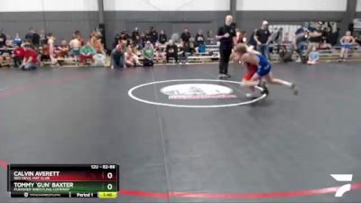 82-86 lbs Semifinal - Calvin Averett, Red Devil Mat Club vs Tommy `Gun` Baxter, Punisher Wrestling Company