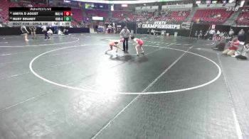 Girls 100 lbs Cons. Round 1 - Ruby Brandt, Horicon-Girls vs Amiya D Aoust, Manitowoc Lincoln-Girls