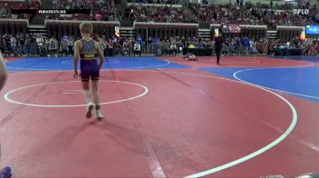 77 lbs Champ. Round 2 - Bennett Hix, East Helena Outlaws vs Odin Olson, Spartan Youth Wrestling Club