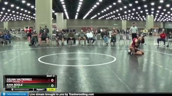 125 lbs 2nd Wrestleback (16 Team) - Kaya Bogle, Castleton vs Julian Valtierrez, North Central