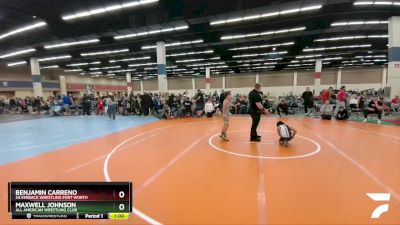 79-81 lbs Round 2 - Benjamin Carreno, Silverback Wrestling Fort Worth vs Maxwell Johnson, All American Wrestling Club