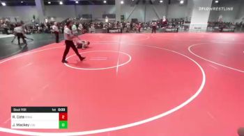 109 lbs 3rd Place - Ridge Cote, Ronan Chiefs&maidens vs Jaxon Mackey, Log Lv