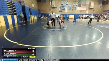 170lbs Cons. Round 3 - Lily Canfield, W. F. West (Girls) vs Carol Storts, Emerald Ridge (Girls)