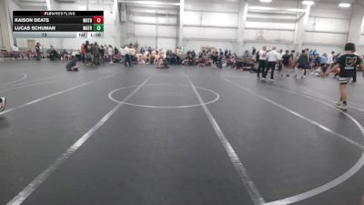 72 lbs Round 2 (8 Team) - Kaison Deats, Mat Assassins Black vs Lucas Schuman, Mat Assassins Red