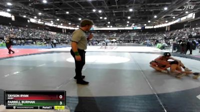 120 lbs Cons. Round 1 - Tayson Ryan, Rigby vs Farrell Burman, Wasatch Utah