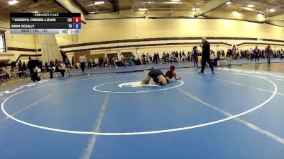 131 lbs Semifinal - Erin Scully, Trine University vs Kendya Pierre-Louis, Indiana Tech University
