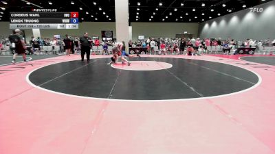 120 lbs Cons. Rd Of 16 - Cordeus Wahl, Bristow Wrestling Club vs Lenox Truong, Westmoore High School Wrestling