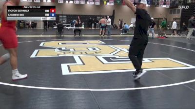 215 lbs Champ. Round 1 - Victor Esparza, Iowa vs Andrew Dix, Iowa