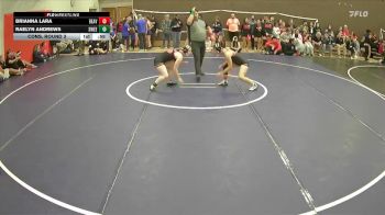 125 lbs Cons. Round 3 - Raelyn Andrews, Sweet Home vs Brianna Lara, Beaverton