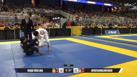 Isaque Rêgo Lima vs Aryan Bahualdin Budri 2025 Pan Kids Jiu-Jitsu IBJJF Championship