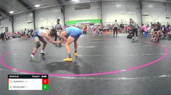 150 lbs Semifinal - Jayden Hawkins, Slate Wrestling Academy vs Christian Mcdonald, Compound Wrestling