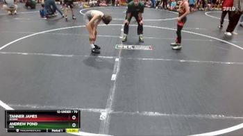 70 lbs Round 1 - Tanner James, SCSOW vs Andrew Pond, C2X