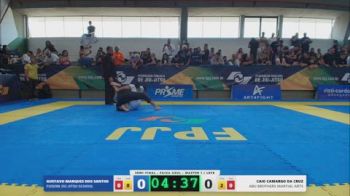 CAIO CAMARGO DA CRUZ vs GUSTAVO MARQUES DOS SANTOS 2026 FPJJ Copa Grandes Mestres Etapa 3