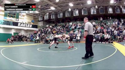 144 lbs Champ. Round 3 - Garrison Weisner, Clay vs Sully Karmon, Perrysburg