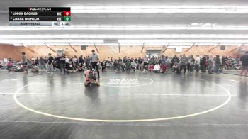 110 lbs Semifinal - Linkin Backus, Walton vs Chase Wilhelm, West Pittston