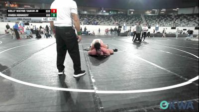 2nd Place - Kelly Wayne Tabor Jr, Berryhill Wrestling Club vs Owen Kennedy, Kingfisher YellowJackets