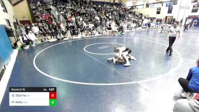 145 lbs Round Of 16 - Declan Obyrne, Malvern Prep vs Patrick Kelly, Central Bucks West