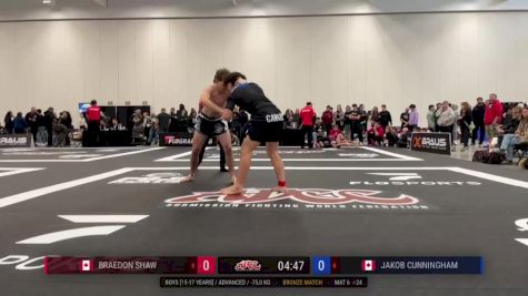 Braedon Shaw vs Jakob Cunningham 2024 ADCC Niagara Open