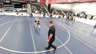 50-54 lbs Round 3 - Jackson Colvin, Roy Wrestling Club vs Peyton Draper, Roy Wrestling Club